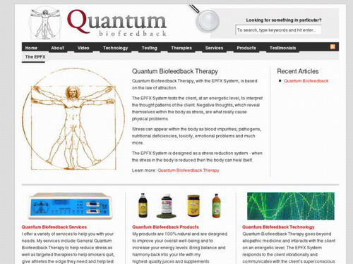Quantum Biofeedback therapy